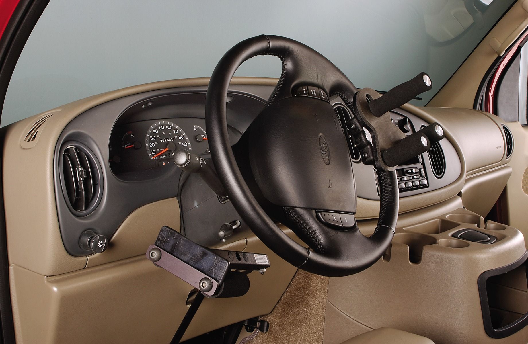 MPD Hand Controls - Push Right Angle w/ Wrist Support or Tri-Pin by Mobility Innovations